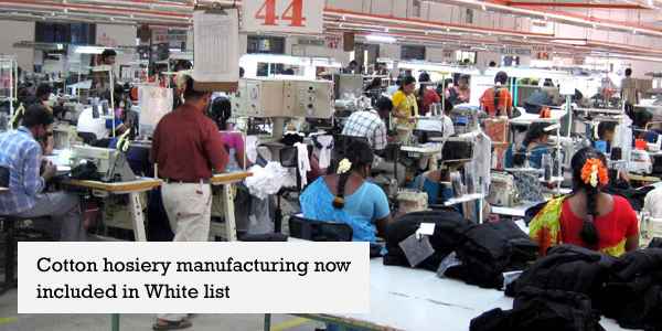 Industry demands addition of woven garments in White’ category