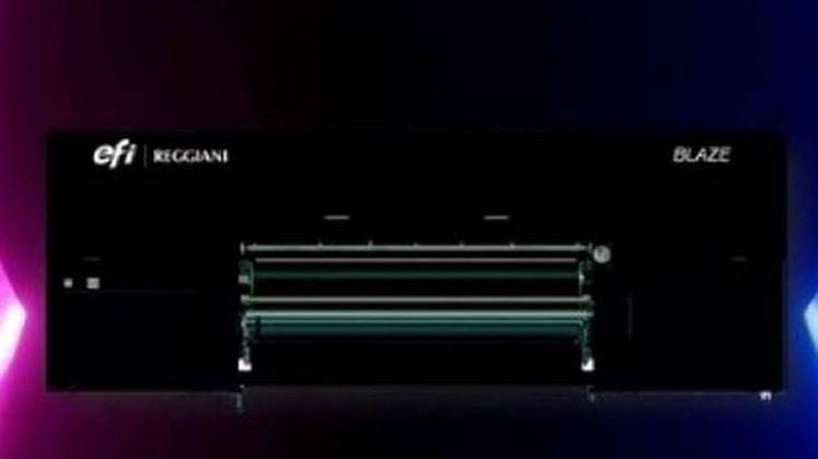 ITMA ASIA + CITME 2021: EFI Reggiani launches industrial entry-level textile digital printer – BLAZE