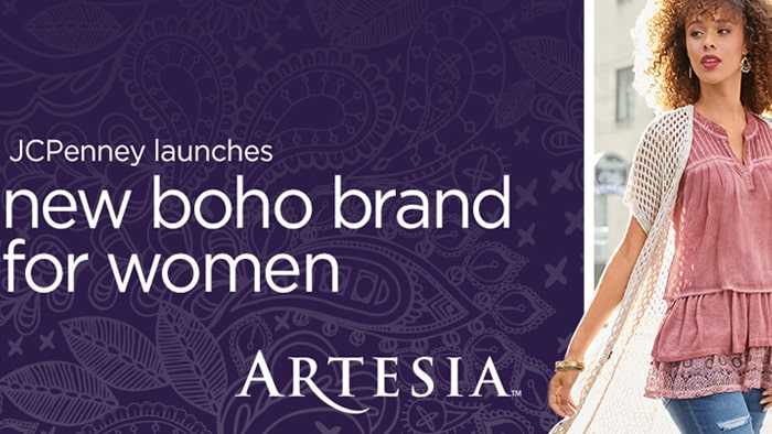 JCPenney launches its bohemian womenswear brand, Artesia
